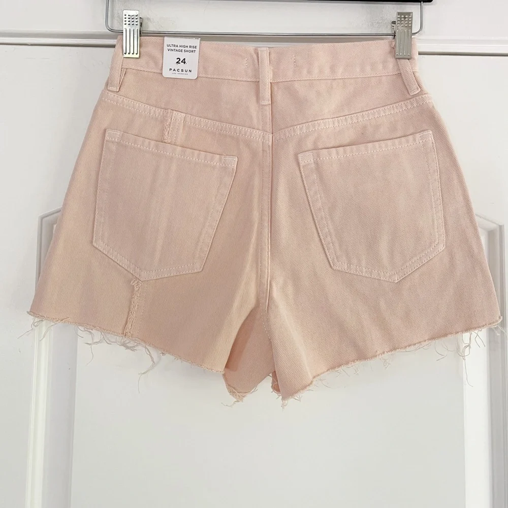 Pacsun Vintage High Rise Short Light Pink - 24